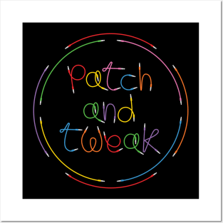 Patch and Tweak Modular Synth Cables Posters and Art